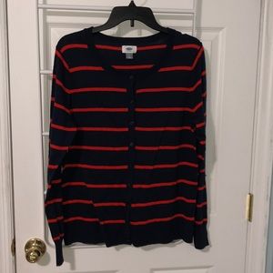 Old Navy Large Striped Cardigan